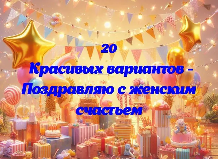 День женского счастья: поздравляем всех прекрасных дам!