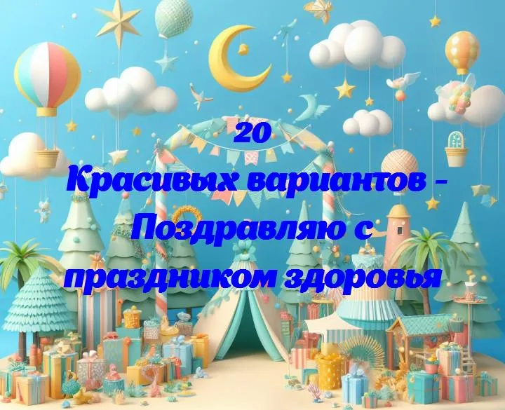 Радости здоровья: поздравляем с важным праздником!