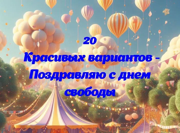 День свободы: поздравляем с особенным праздником!