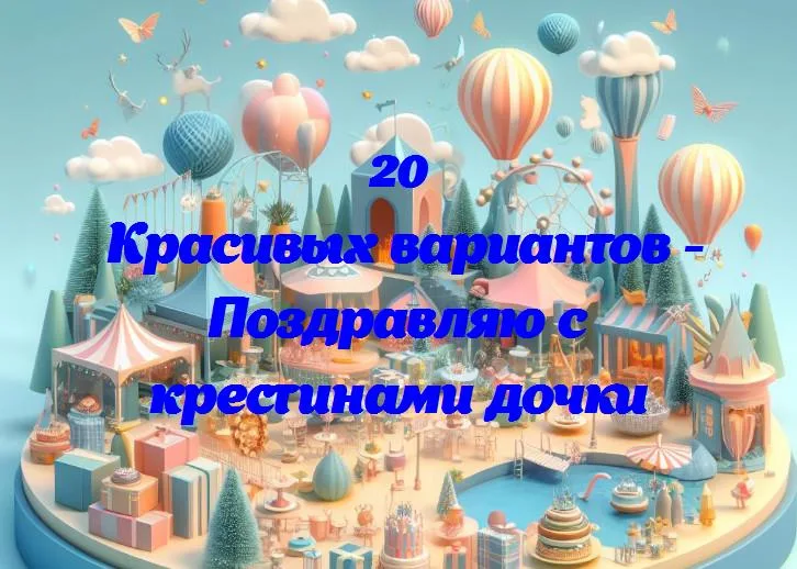 День крещения: поздравляем с важным шагом вашу маленькую принцессу!