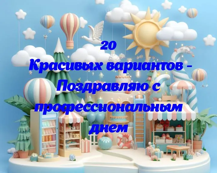 Поздравляю с профессиональным днем - 20 Поздравлений