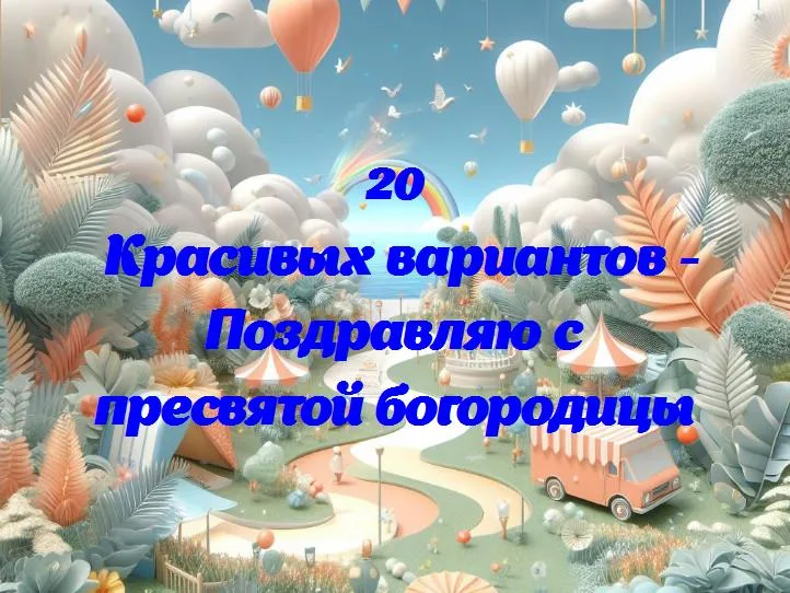 Поздравляю с пресвятой богородицы - 20 Поздравлений