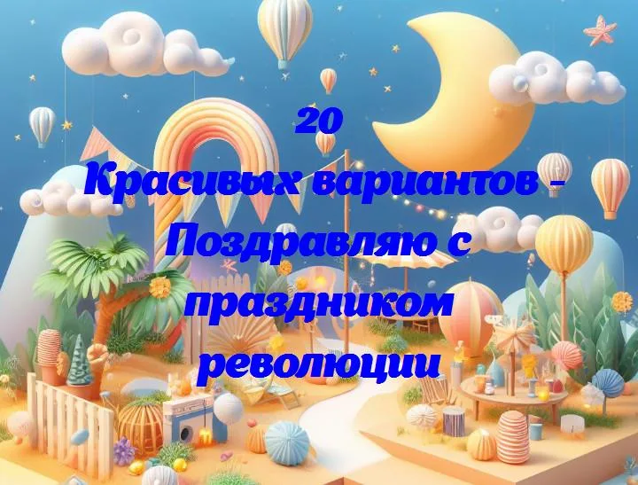 Поздравляю с праздником революции - 20 Поздравлений