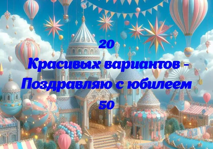 Полувековой юбилей: поздравляем с 50-летием!