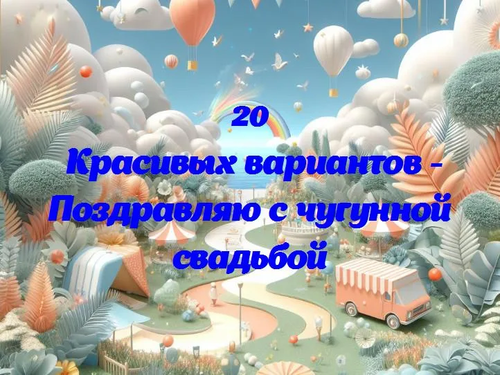 Шестилетие любви: поздравляем с чугунной свадьбой!