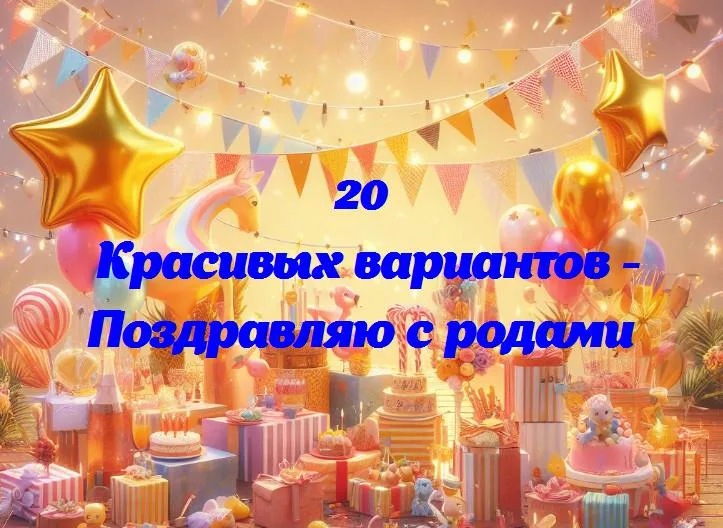 Поздравляю с родами - 20 Поздравлений