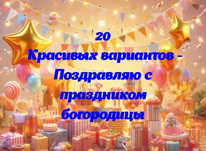 Поздравляю с праздником богородицы - 20 Поздравлений