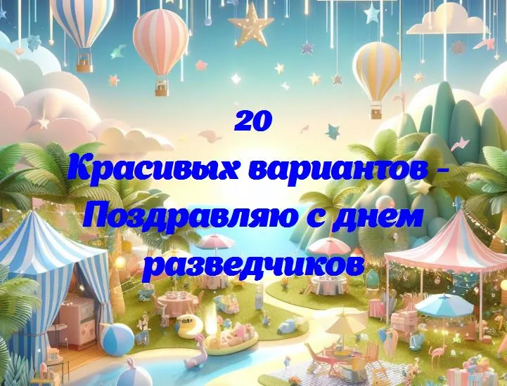 Поздравляю с днем разведчиков - 20 Поздравлений