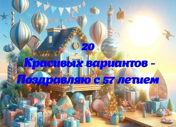 С днем рождения: 57 годовщина жизни!