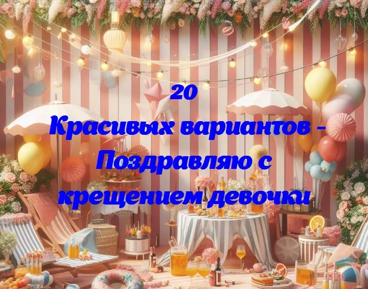 Радости крещения: поздравляем маленькую принцессу с особенным днем!