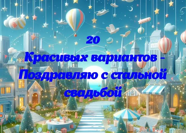 «год вместе, словно сталь: поздравляем с первой годовщиной свадьбы!»