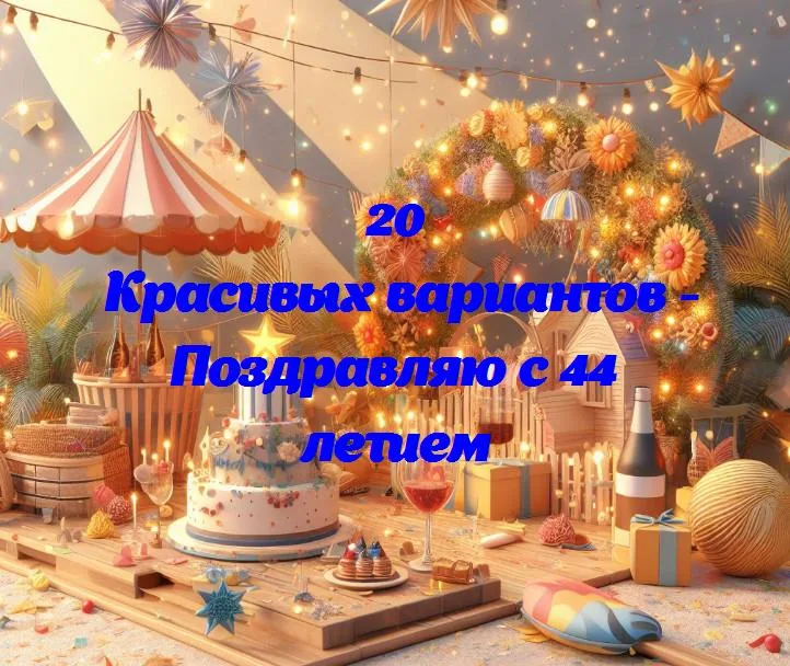 С днем рождения: 44 года счастья и радости!