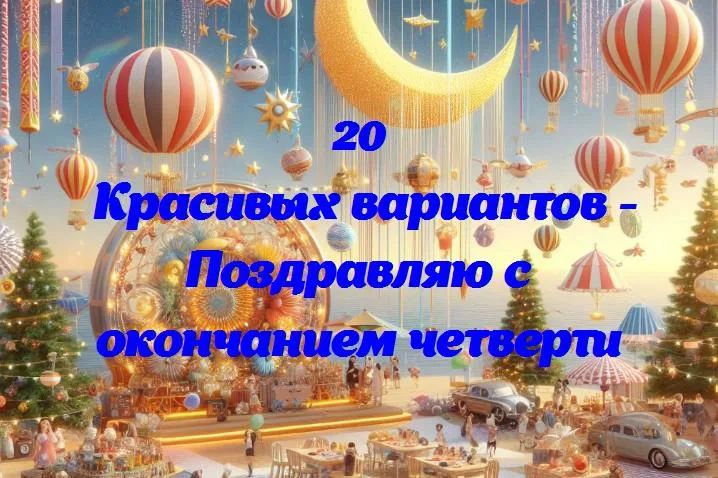 Поздравляю с окончанием четверти - 20 Поздравлений