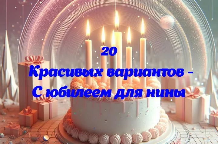 С юбилеем для нины - 20 Поздравлений