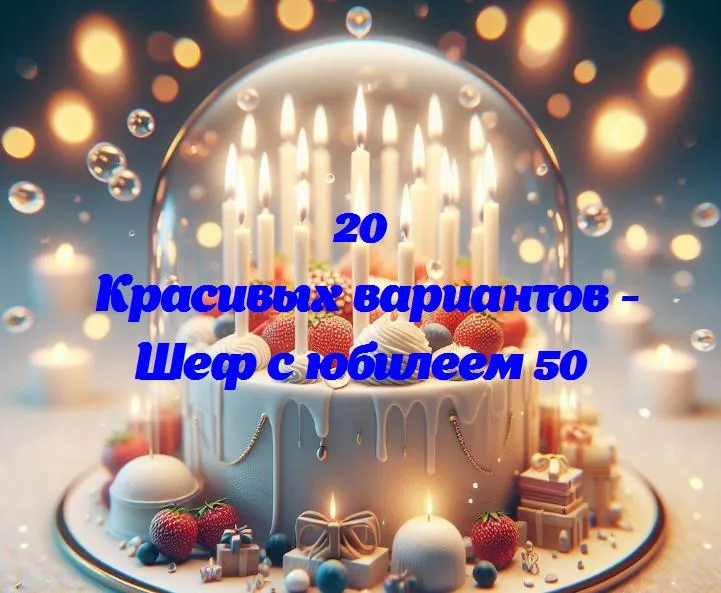 Шеф с юбилеем 50 - 20 Поздравлений