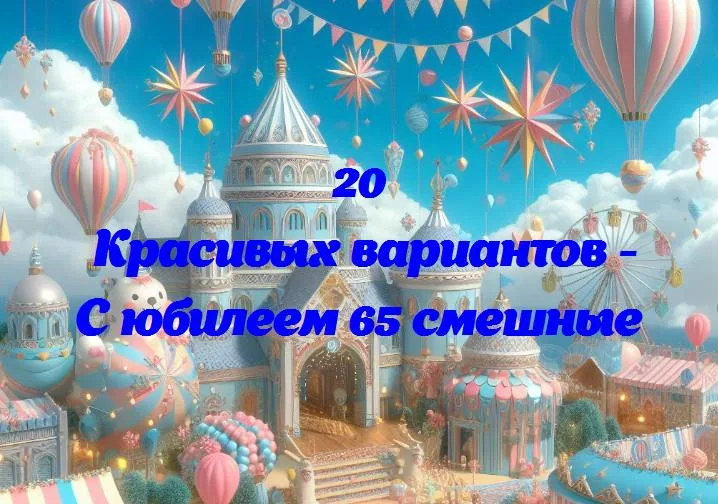 С юбилеем 65 смешные - 20 Поздравлений