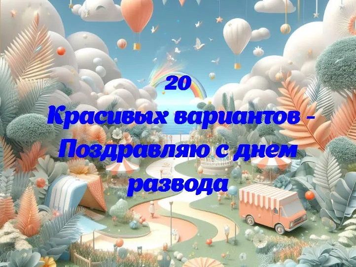 Поздравляю с днем развода - 20 Поздравлений