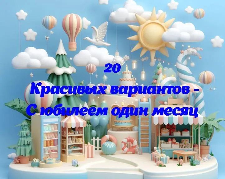 «месяц вместе: празднуем первый юбилей нашей истории любви!»