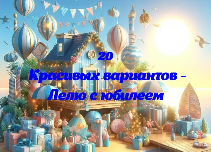 Лелю с юбилеем - 20 Поздравлений