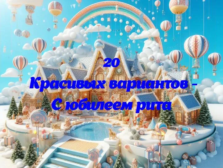 С юбилеем рита - 20 Поздравлений