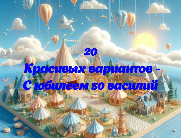 С юбилеем 50 василий - 20 Поздравлений