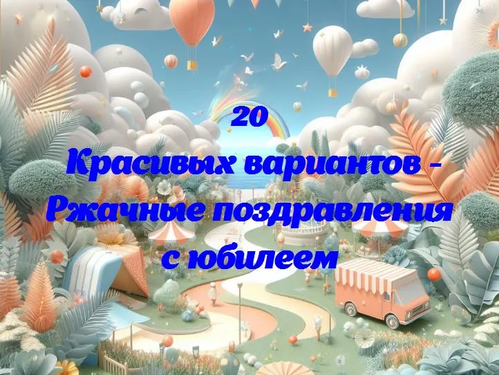 Юбилей: 20 смешных поздравлений для поднятия настроения