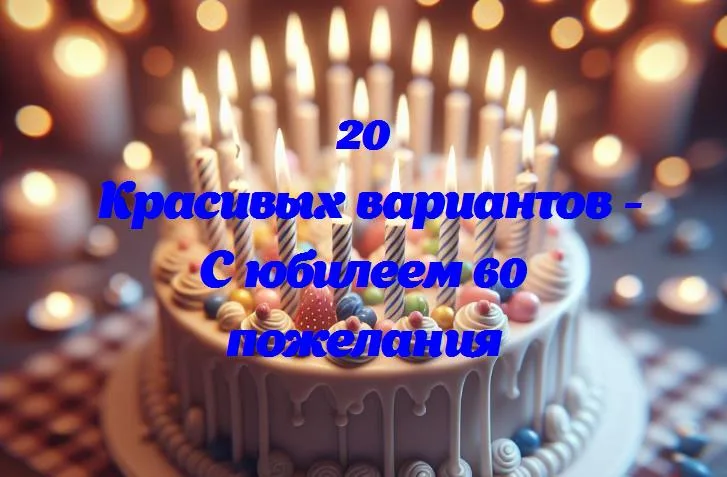 Славим 60 лет: пожелания в день рождения!