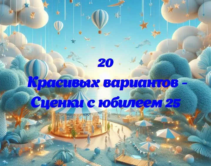 Время праздновать: 25 лет ярких моментов и веселых приключений!