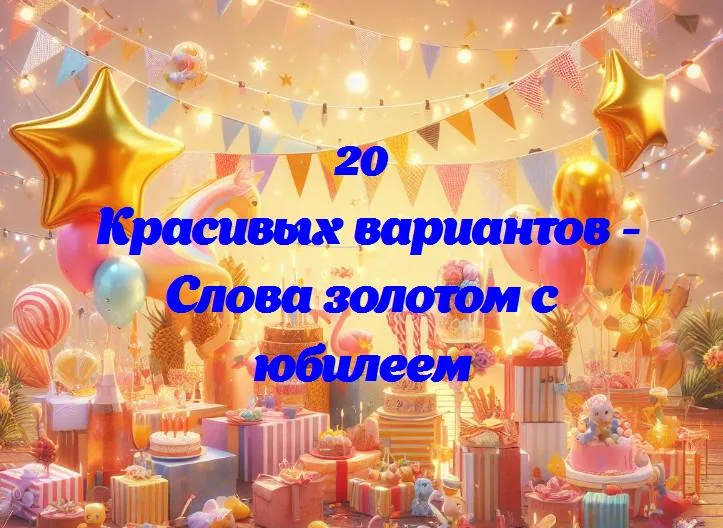 Слова золотом: празднование особенного юбилея