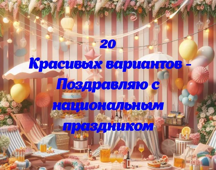 Поздравляем вас с национальным праздником: пусть будет весело и ярко!