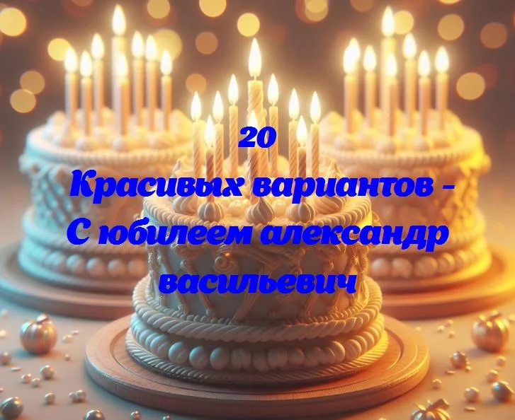 Светлый юбилей александра васильевича: поздравляем с особенным днем!