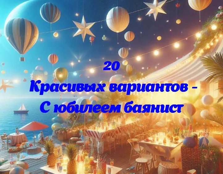 С юбилеем баянист - 20 Поздравлений