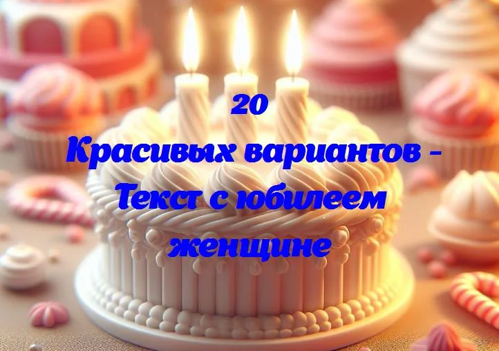 С днем юбилея: поздравляем особенную женщину с важным днем!