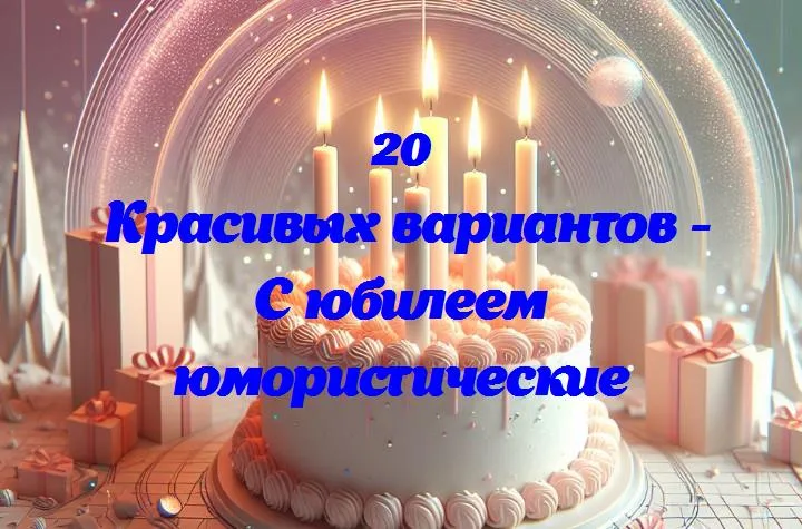 С юбилеем юмористические - 20 Поздравлений