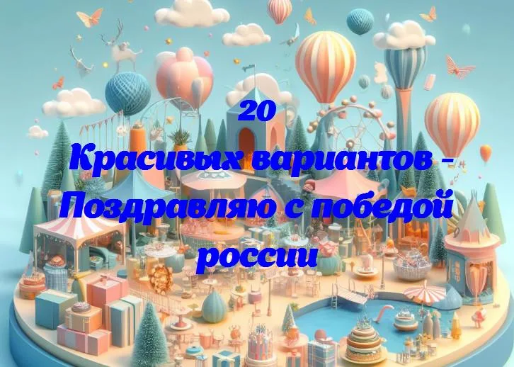 Поздравляю с победой россии - 20 Поздравлений