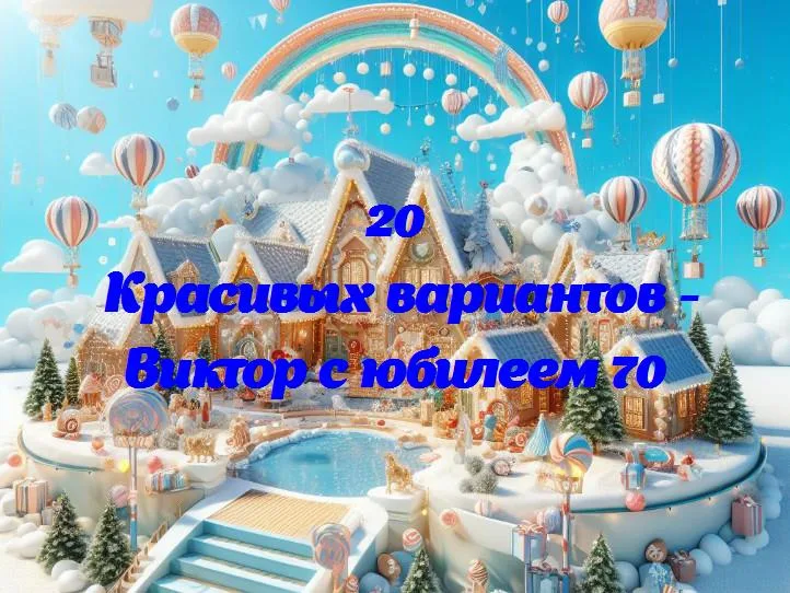 Виктор с юбилеем 70 - 20 Поздравлений