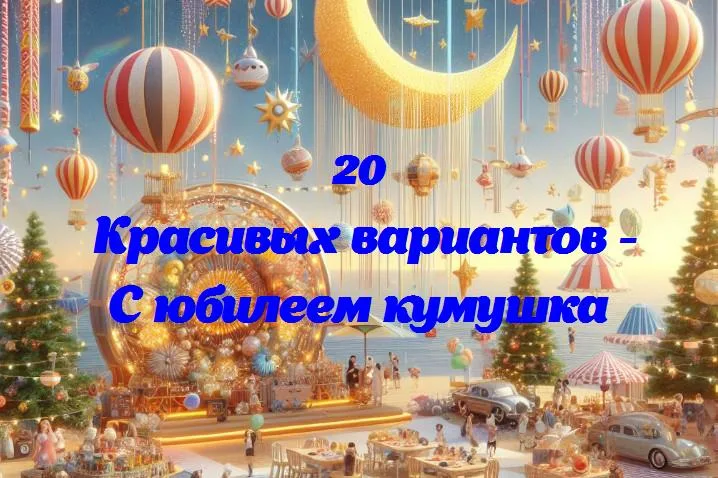 С юбилеем кумушка - 20 Поздравлений