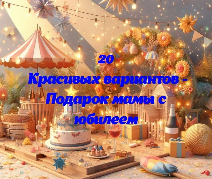 Как выбрать идеальный подарок для мамы на юбилей: советы и идеи