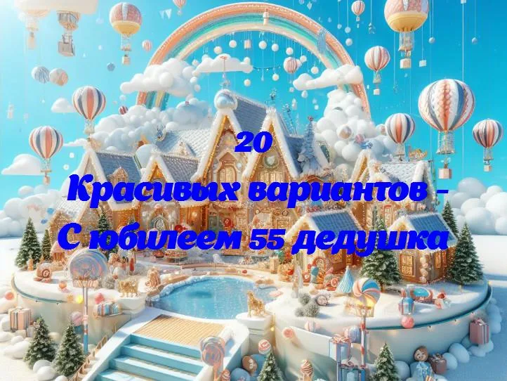 С юбилеем 55 дедушка - 20 Поздравлений