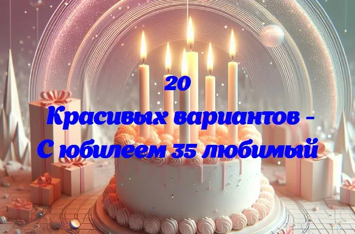 С юбилеем 35 любимый - 20 Поздравлений