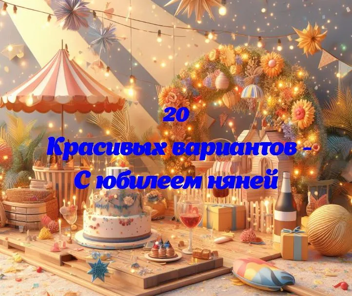 С юбилеем няней - 20 Поздравлений