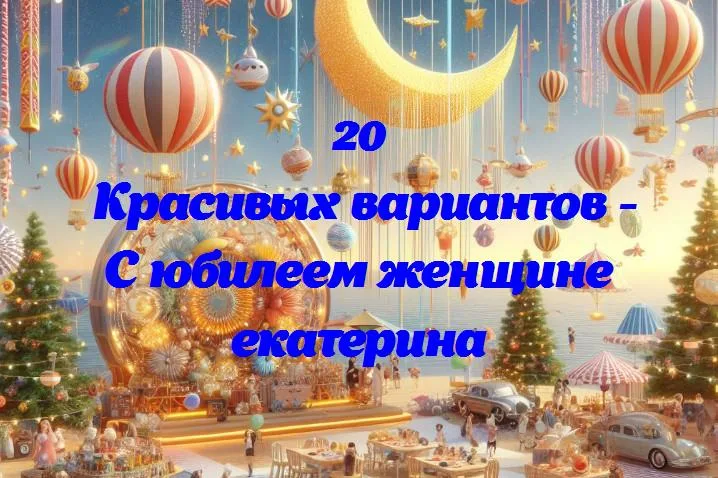 Праздничное волшебство: юбилей женщины по имени екатерина