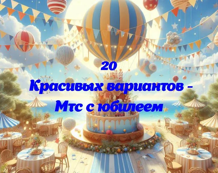 Мтс с юбилеем - 20 Поздравлений