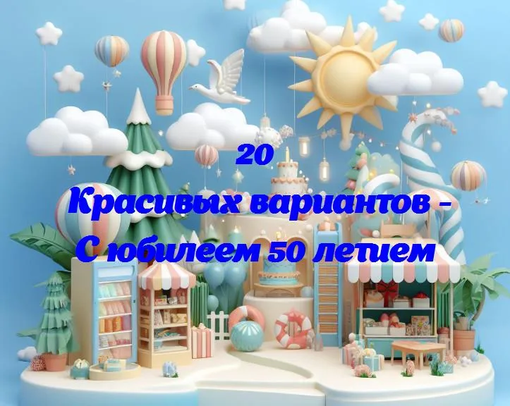 С юбилеем 50 летием - 20 Поздравлений