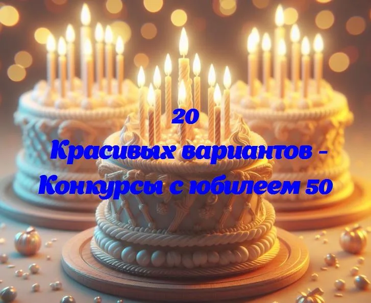 Конкурсы с юбилеем 50 - 20 Поздравлений