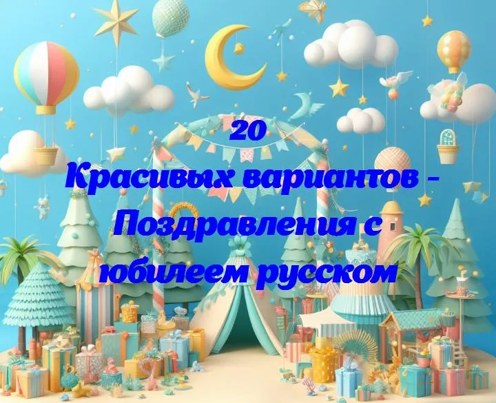 Празднуем жизнь: красивые поздравления с юбилеем на русском