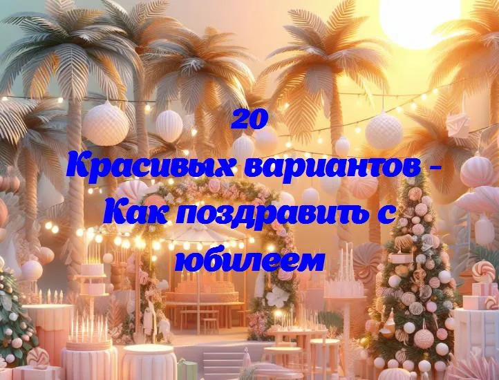 Как просто и весело поздравить с юбилеем: полезные советы