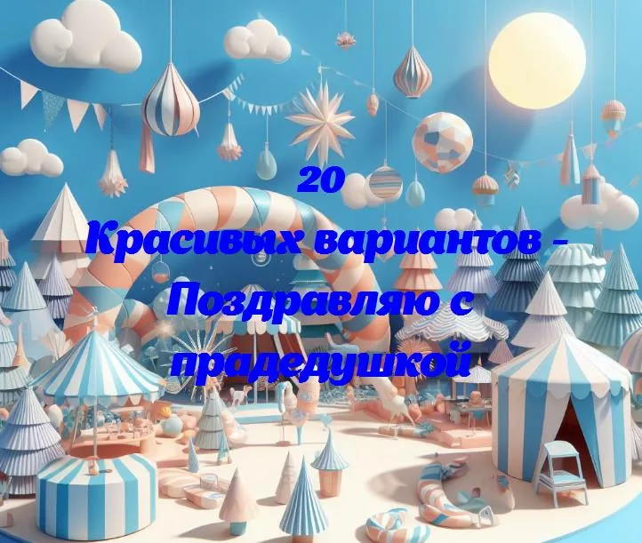 Поздравляю с прадедушкой - 20 Поздравлений