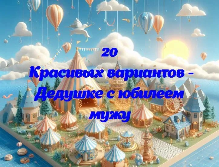 Дорогому дедушке: юбилейные поздравления от сердца