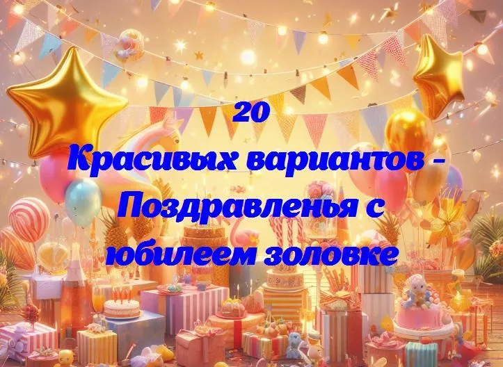 Поздравленья с юбилеем золовке - 20 Поздравлений